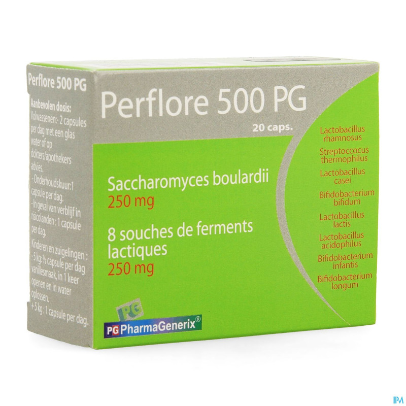 Perflore 500 pg pharmagenerix   caps  20