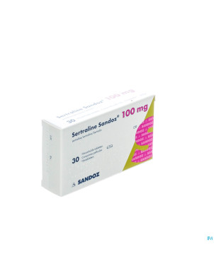 Sertraline sandoz comp  30 x 100 mg