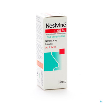 Nesivine 0,05% sine conserv spray nasal 15ml