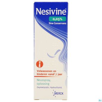 Nesivine 0,05% sine conserv spray nasal 15ml
