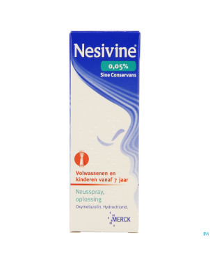 Nesivine 0,05% sine conserv spray nasal 15ml