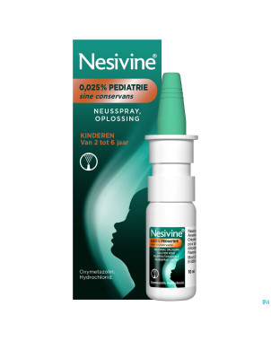 Nesivine 0,025% sine conserv ped spray nas    10ml