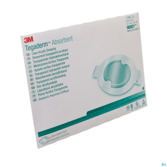 Tegaderm 3m absorb.transp ster 11,1x12,7cm 5 90801