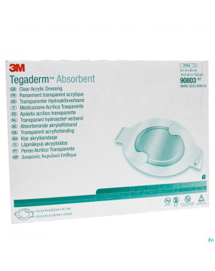 Tegaderm 3m absorb.transp ster 14,2x15,8cm 5 90803