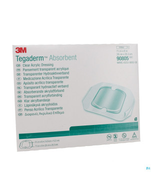 Tegaderm 3m absorb.transp ster 20,0x20,3cm 5 90805