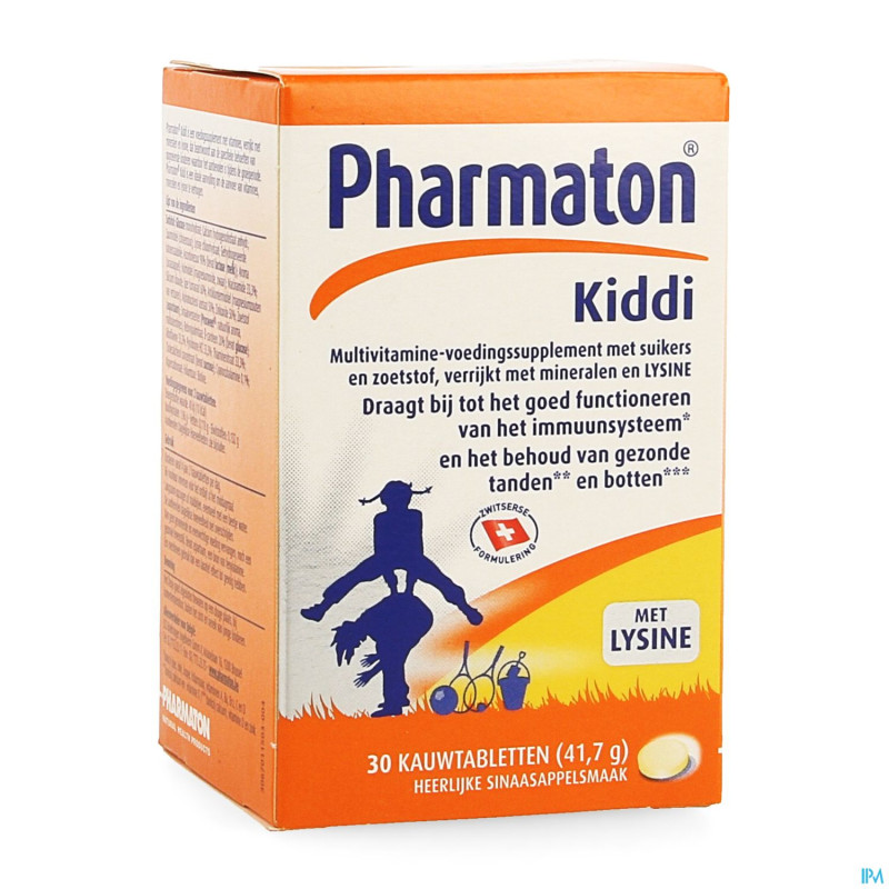 Pharmaton kiddi chew comp a croquer 30