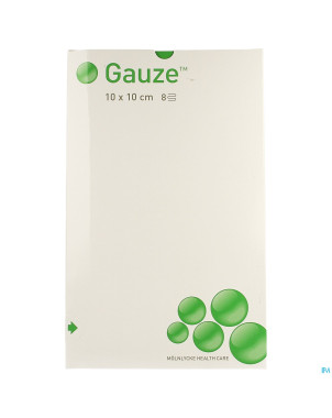 Compresse gaze molnl ster  8c 10,0x10,0cm 30x5