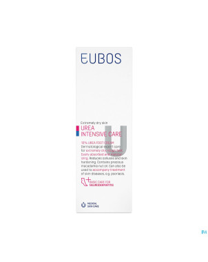 Eubos urea 10% creme pied peau tr. seche 100ml