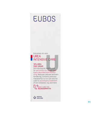 Eubos urea 10% creme pied peau tr. seche 100ml