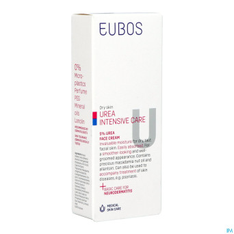 Eubos urea 5% creme visage    tube  50ml
