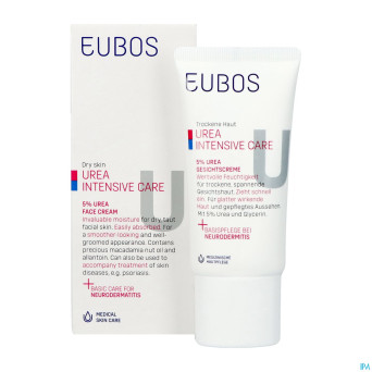 Eubos urea 5% creme visage    tube  50ml