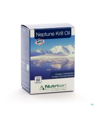 Neptune krill oil (nko) softgels  60 nutrisan