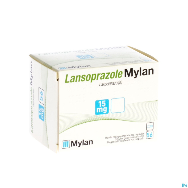 Lansoprazole mylan 15 mg caps 56 x 15 mg