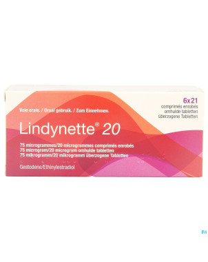 Lindynette 20 comp  6 x 21