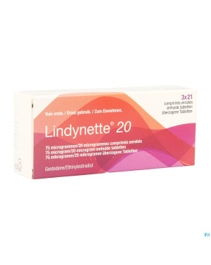 Lindynette 20 comp  3 x 21