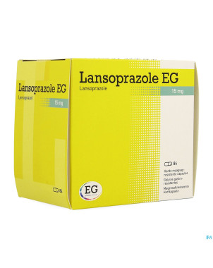 Lansoprazole eg 15 mg caps 84 x 15 mg