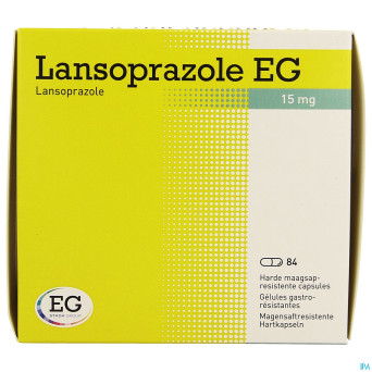 Lansoprazole eg 15 mg caps 84 x 15 mg