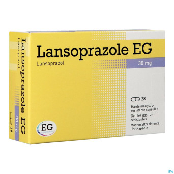 Lansoprazole eg 30 mg caps 28 x 30 mg