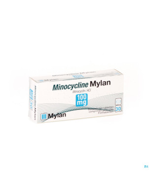 Minocycline mylan 100 mg tabl 30 x 100 mg