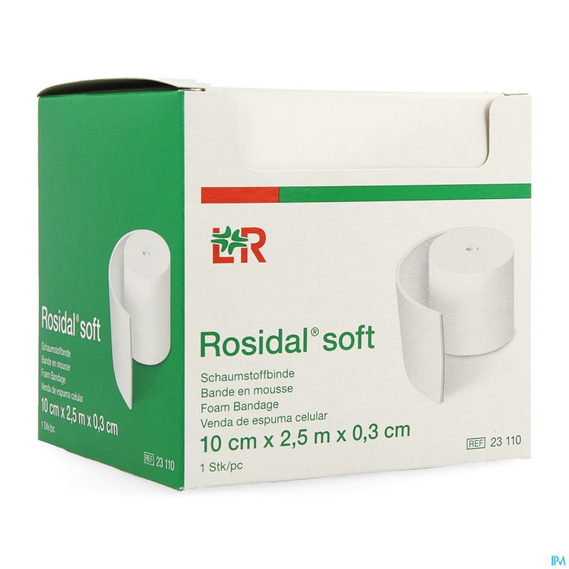 Rosidal soft bande msse  10x0,3cmx2,5m indiv.23110