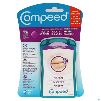 Compeed patch invisibles bouton de fievre 15