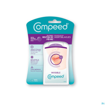 Compeed patch invisibles bouton de fievre 15