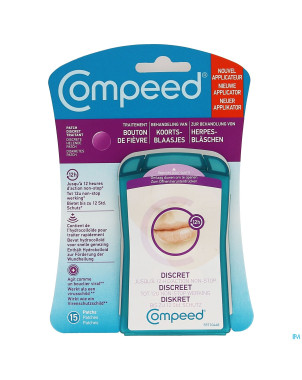 Compeed patch invisibles bouton de fievre 15