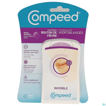 Compeed patch invisibles bouton de fievre 15