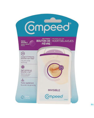 Compeed patch invisibles bouton de fievre 15