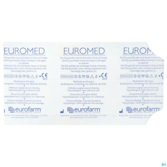 Euromed  7x12cm 1 pansement d'ile steril