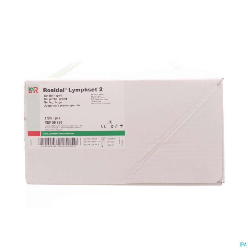 Rosidal lymphset 2 grande jambe    59796