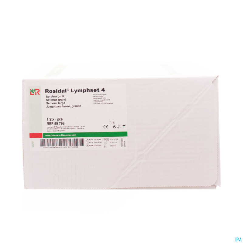 Rosidal lymphset 4 grand bras    59798