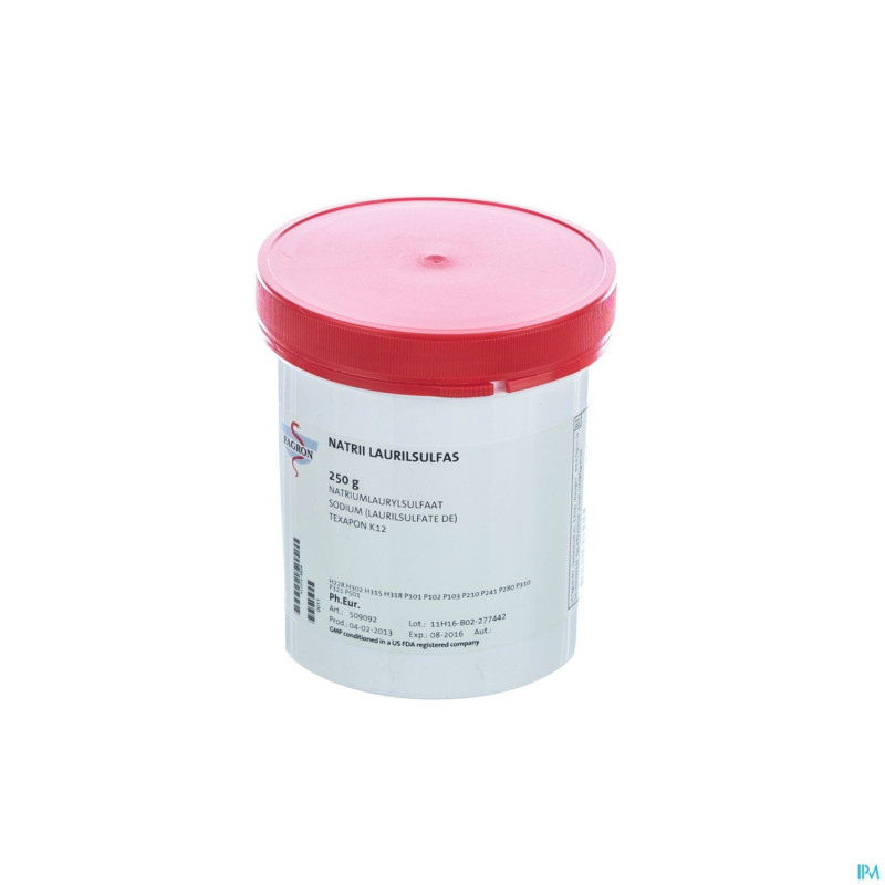 Laurylsulfate na cristaux  250g fag