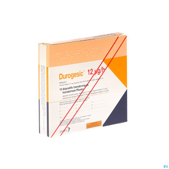 Durogesic pl emp 10x  12mcg/heure/uur