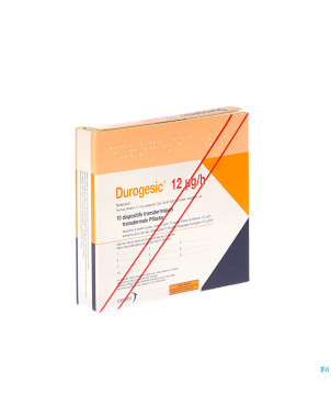 Durogesic pl emp 10x  12mcg/heure/uur