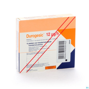 Durogesic pl emp 10x  12mcg/heure/uur