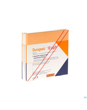 Durogesic pl emp  5x  12mcg/heure/uur