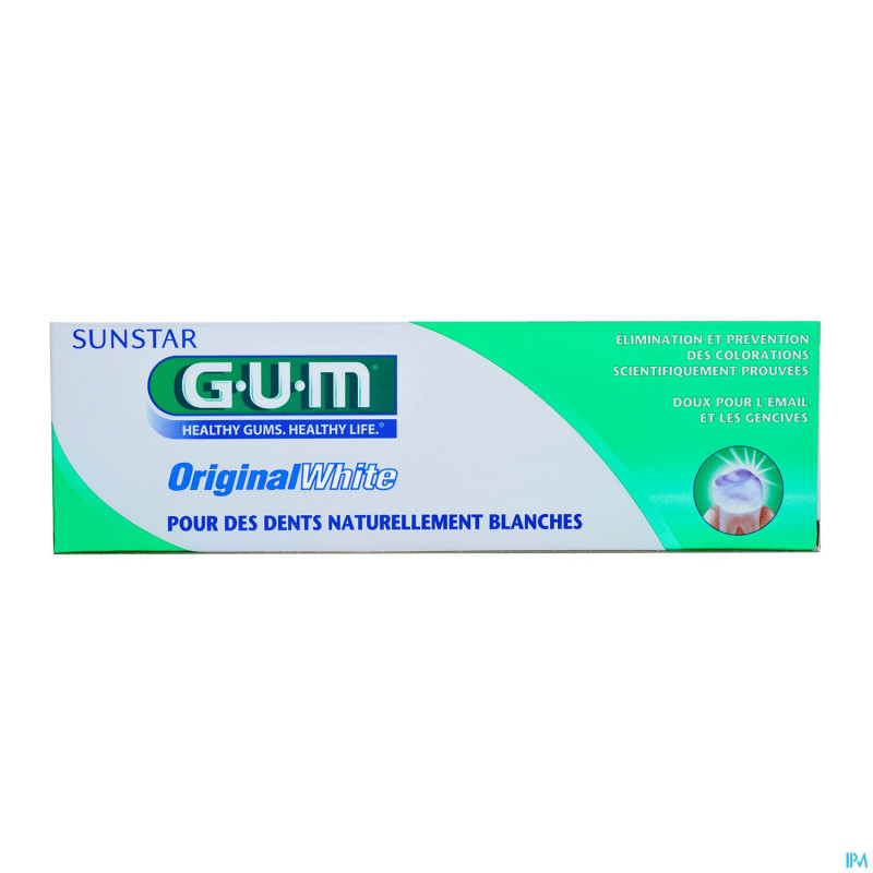 Gum dentifrice original white  75ml    1745