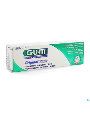 Gum dentifrice original white  75ml    1745