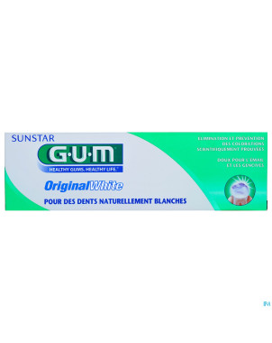 Gum dentifrice original white  75ml    1745