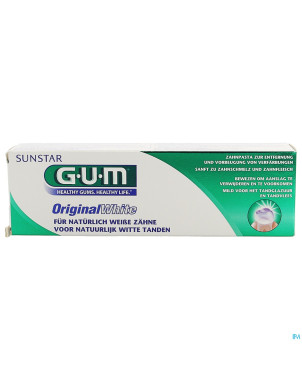 Gum dentifrice original white  75ml    1745