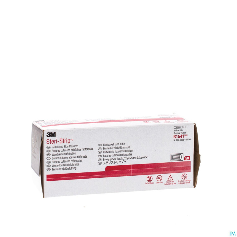 Steri-strip 3m    6mmx 75mm 50 1541