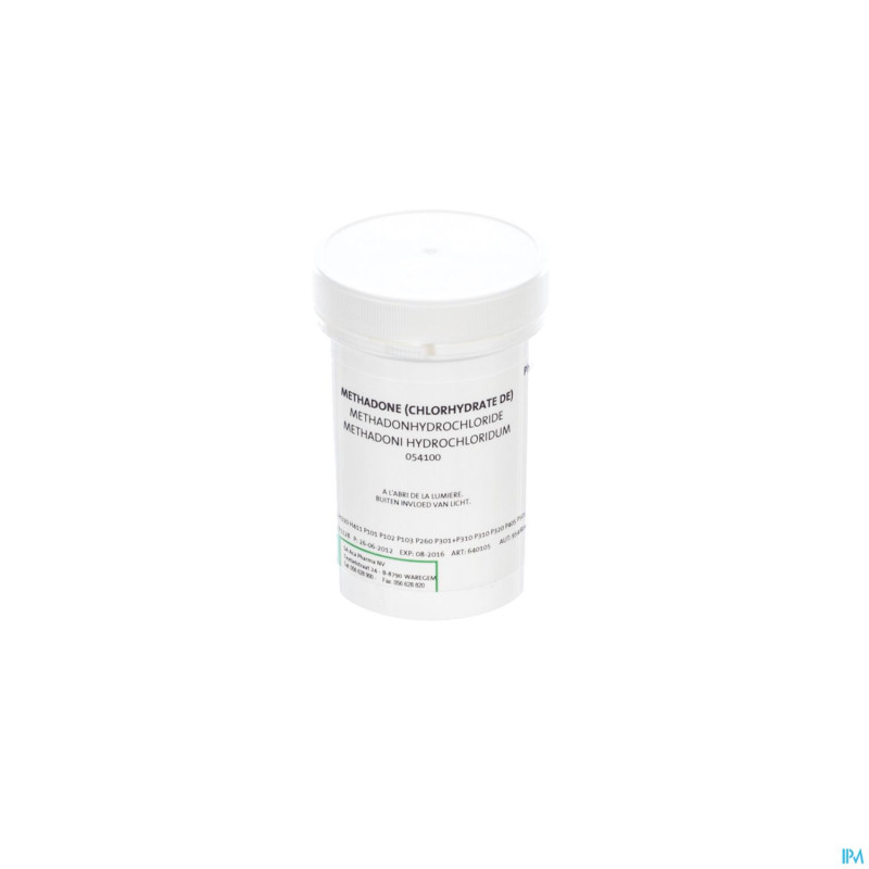 Methadone hcl pdr    100g certa