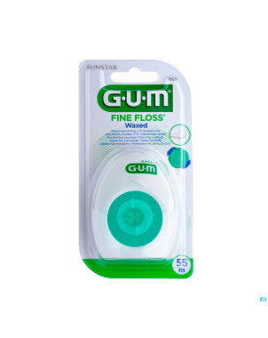 Gum fil dentaire fine floss waxed 54,8m   1555