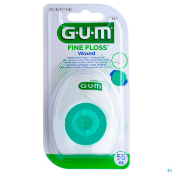 Gum fil dentaire fine floss waxed 54,8m   1555