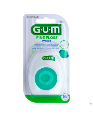 Gum fil dentaire fine floss waxed 54,8m   1555