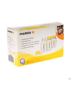 Medela set 3 bouteilles imprimees 150ml