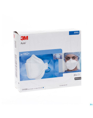 3m masque respiratoire ffp2 norme en149    20 1862