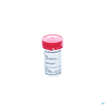 Chlorpheniramine maleate    10g fag
