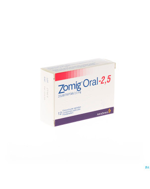 Zomig oral pi pharma tabl 12 x 2,5 mg pip